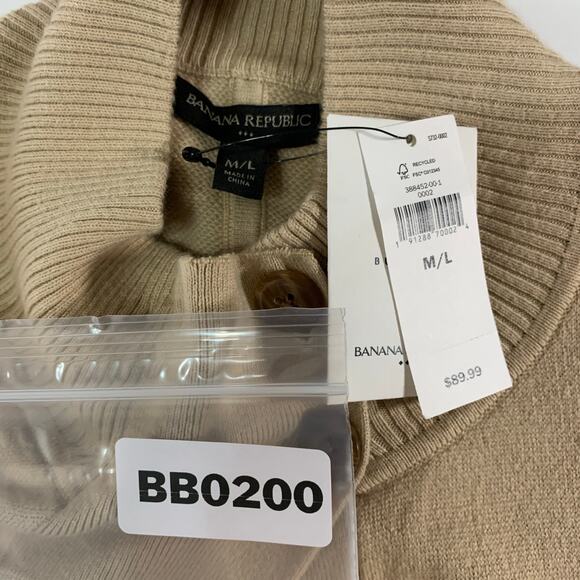 Banana Republic ML NEW Oversized Camel Cape Poncho Cardigan - Picture 4 of 10